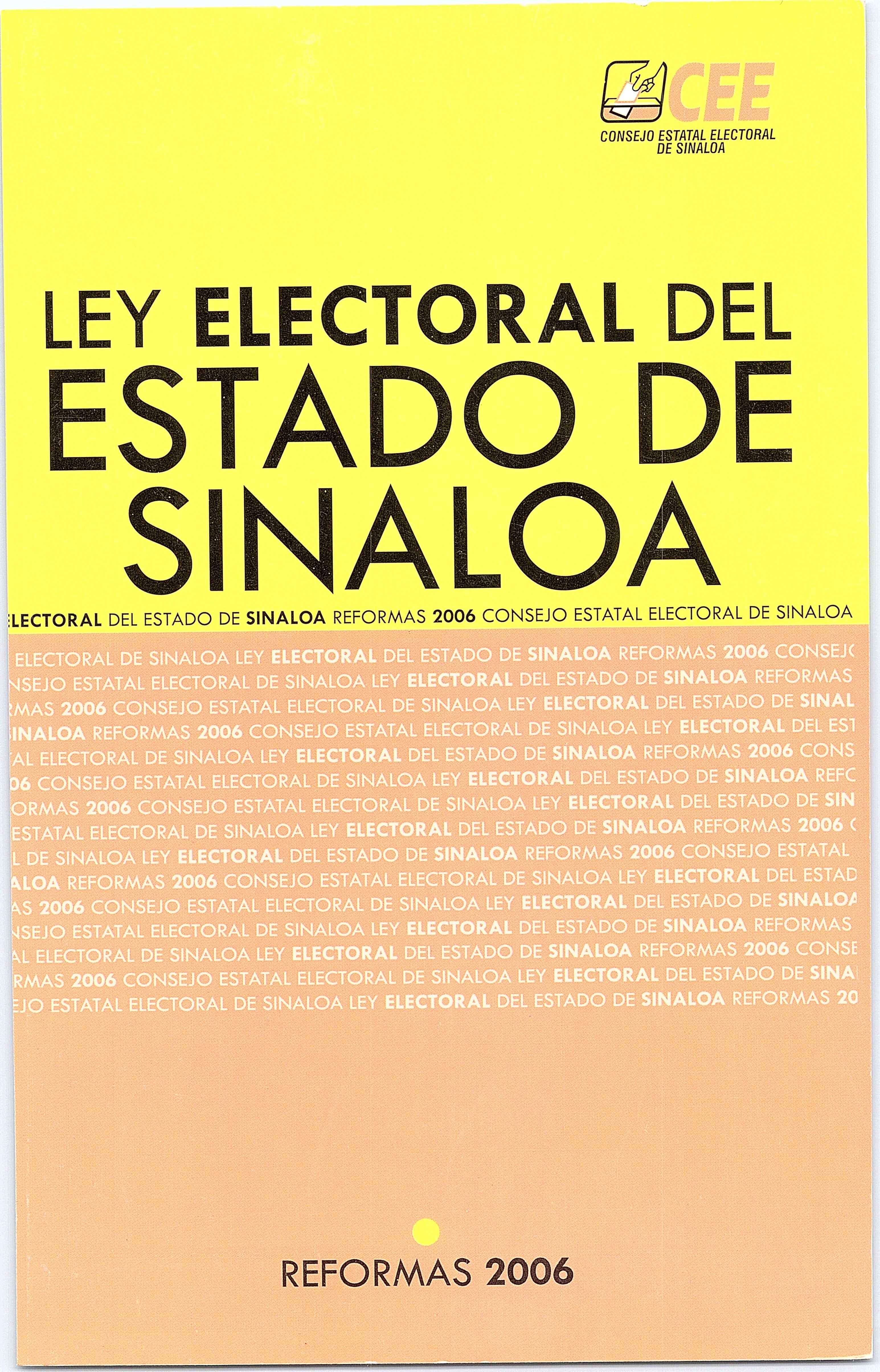 Ley Electoral del Estado de Sinaloa 2006